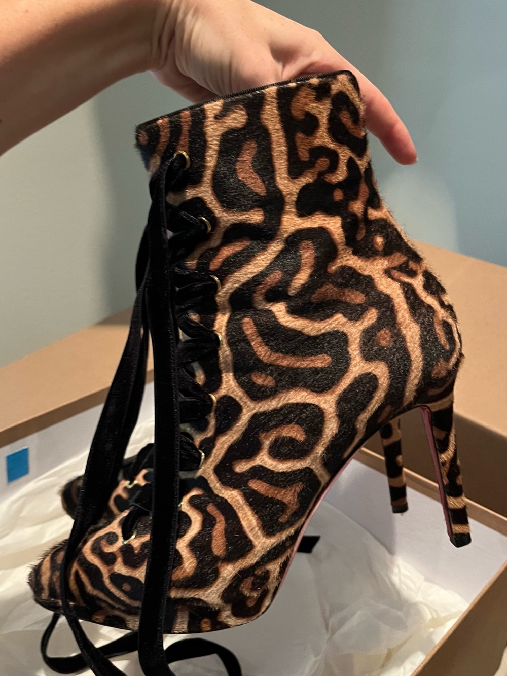 Leopard Print Ponyhair Louboutins - Picture 5 of 6